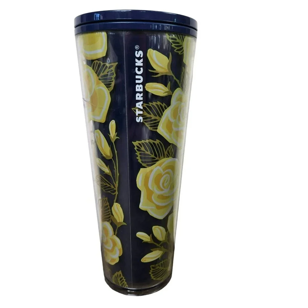 Starbucks 2019 Yellow Rose Of Texas Limited Local Series 24oz Tumbler *FLAW READ - Picture 3 of 12